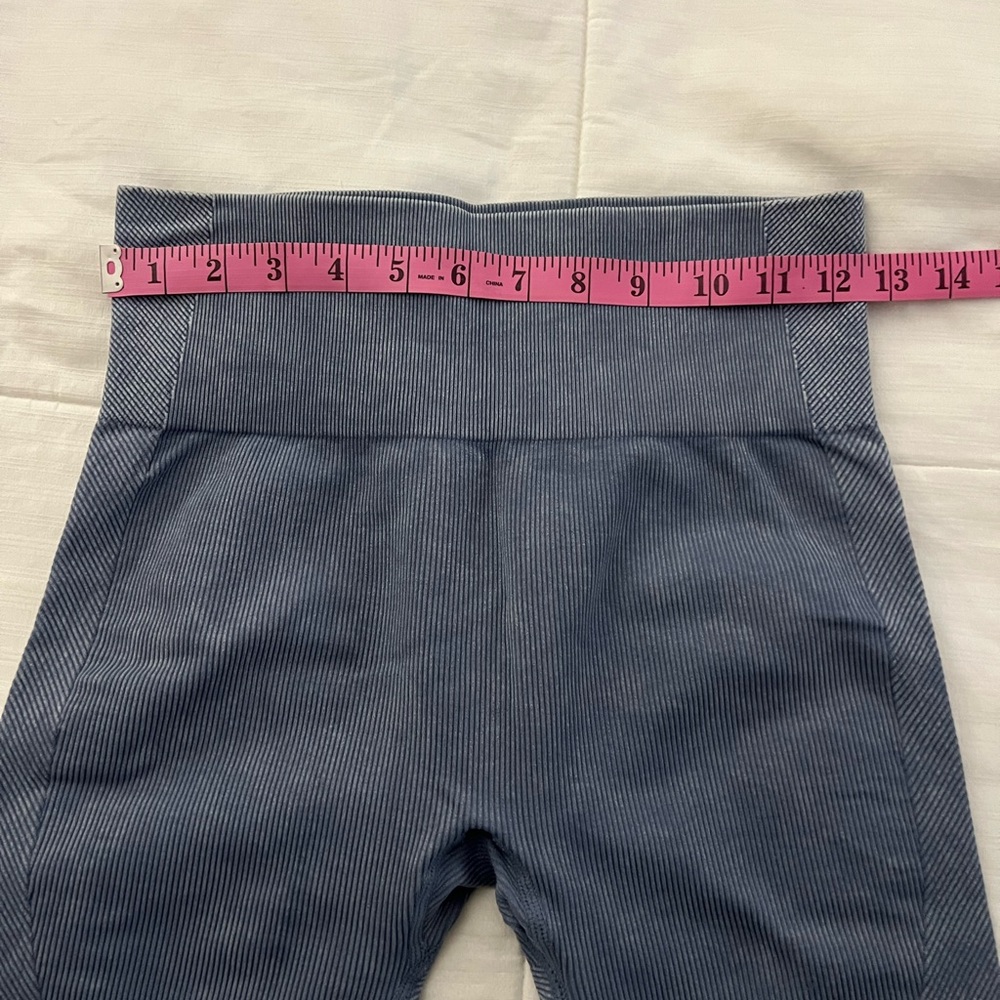 JoyLab Ribbed Gray Leggings - Picture 5 of 6
